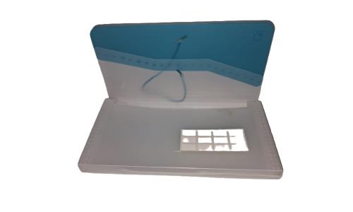 YES Pasta Sanfonada 12 Divis�es Cheque Azul